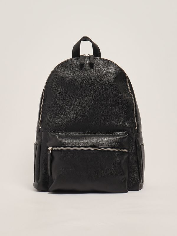 1. Zaino uomo in pelle Nero Orciani p00711mic