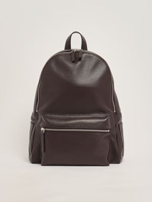 1. Zaino uomo in pelle Ebano