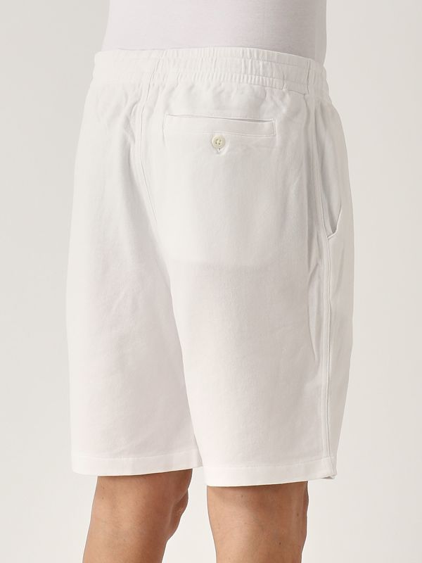 4. Pantaloncino uomo in spugna di cotone Bianco Polo Ralph Lauren 710704271