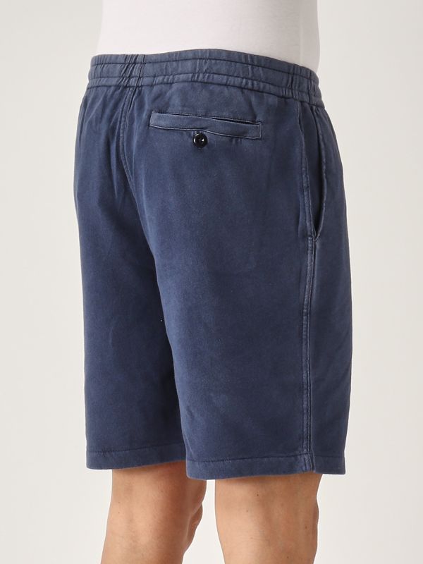 4. Pantaloncino uomo in spugna di cotone Navy Polo Ralph Lauren 710704271