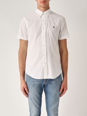 Maßgeschneidertes Hemd aus Baumwolle für Männer Weiß Polo Ralph Lauren