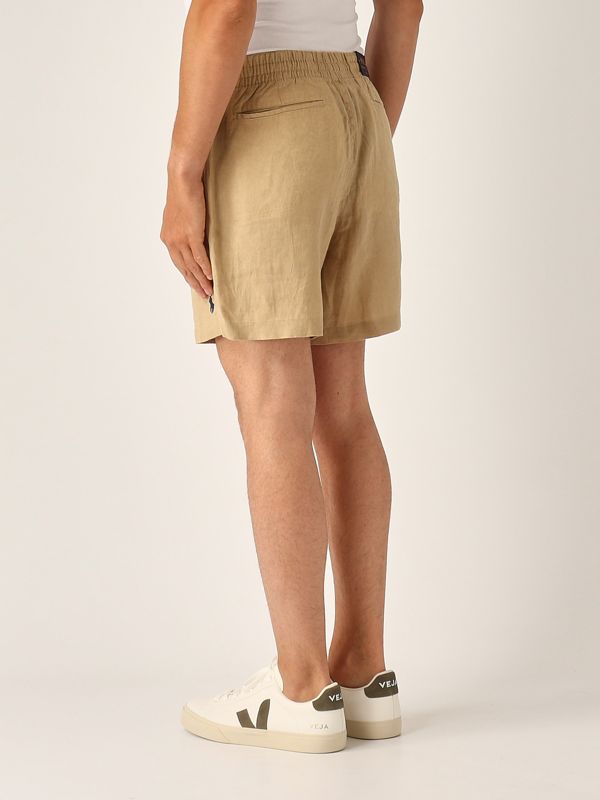 3. Pantalón corto de hombre Prepster de lino Beige Polo Ralph Lauren 710958586