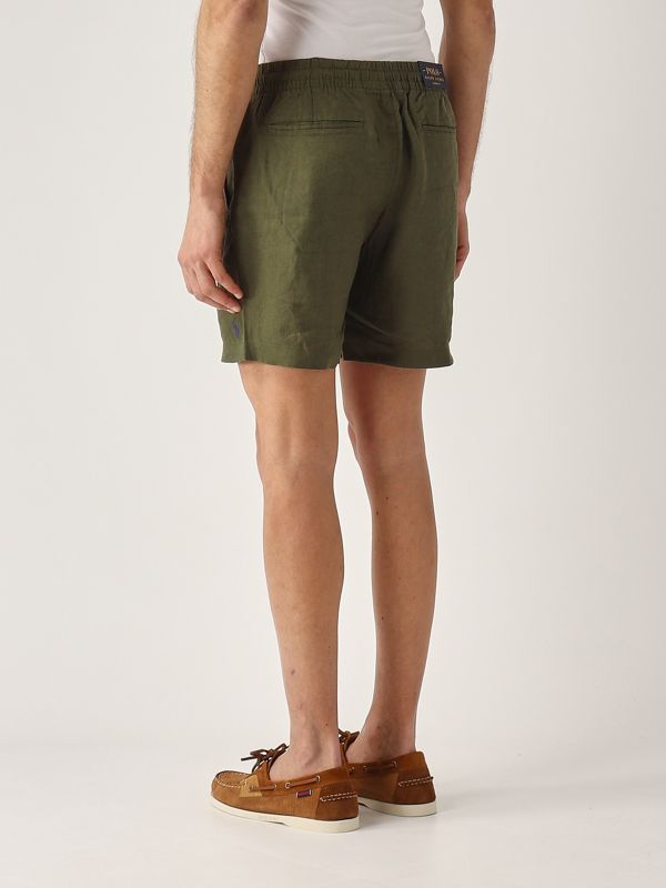 3. Pantalón corto de hombre Prepster de lino Militar Polo Ralph Lauren 710958586