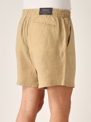 4. Pantalón corto de hombre Prepster de lino Beige