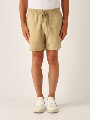 1. Pantalón corto de hombre Prepster de lino Beige