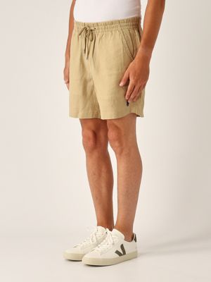 2. Pantalón corto de hombre Prepster de lino Beige