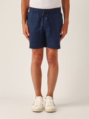 1. Pantalón corto de hombre Prepster de lino Azul marino