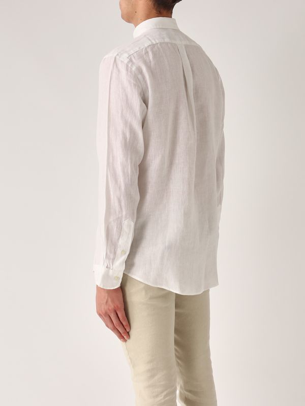 3. Slim fit linen shirt for men White Polo Ralph Lauren 710966295