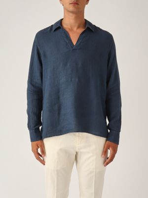 1. Camicia uomo Ventotene in lino Blumarine