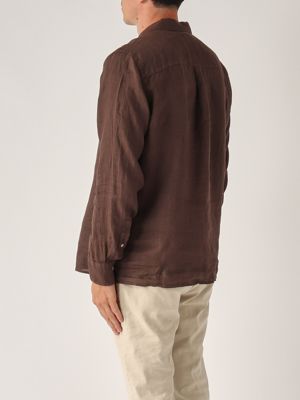3. Camicia uomo Ventotene in lino Testa di Moro