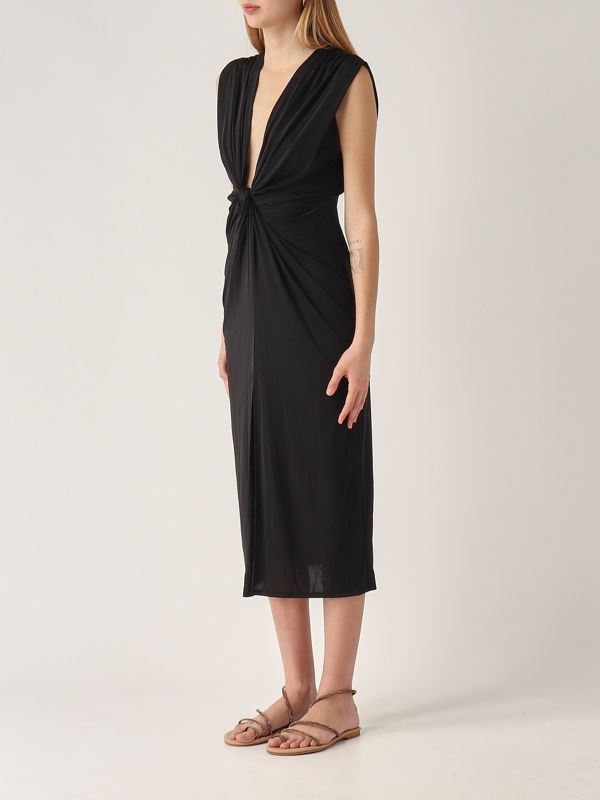 2. Abito donna in jersey stretch Black MC2 Saint Barth mrin001