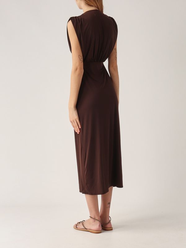 MC2 Saint Barth Women's stretch jersey dress - Brown | Caposerio.com