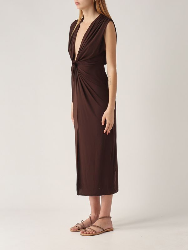 2. Abito donna in jersey stretch Brown MC2 Saint Barth mrin001