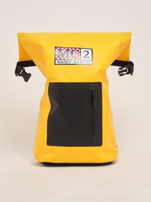1. Mochila para hombre de PVC Amarillo