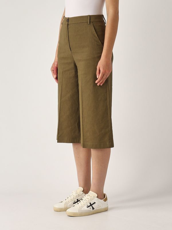 ショートパンツ PAROSH Women Shorts  Burmudas D232245LILLE 002 PANNA Green 13974839VJ_14_f.jpg?impolicy=