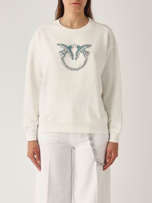 1. Nelly cotton sweatshirt for women White