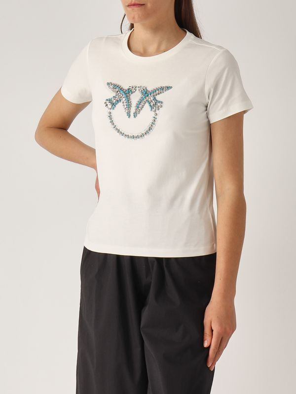 Women's cotton T-shirt 100535a2g7 White | Caposerio.com