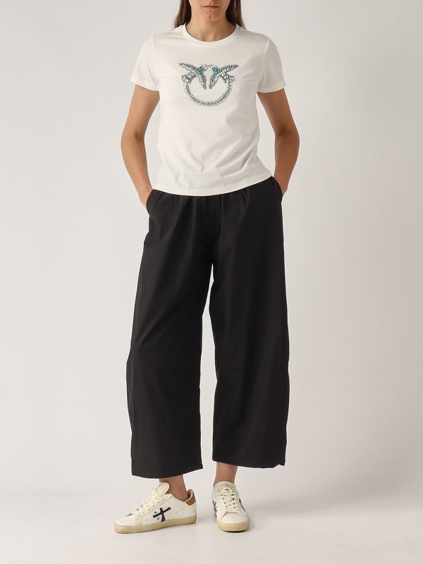 5. Women's cotton T-shirt White Pinko 100535a2g7