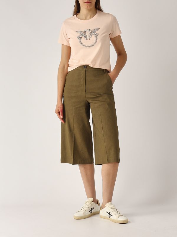 5. Women's cotton T-shirt Pink Pinko 100535a2g7