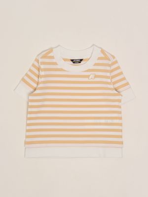Balmain girl's cotton T-shirt with embroidered logo