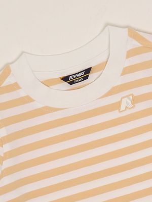 3. Baumwoll-T-Shirt für Mädchen Weiß-Nackt