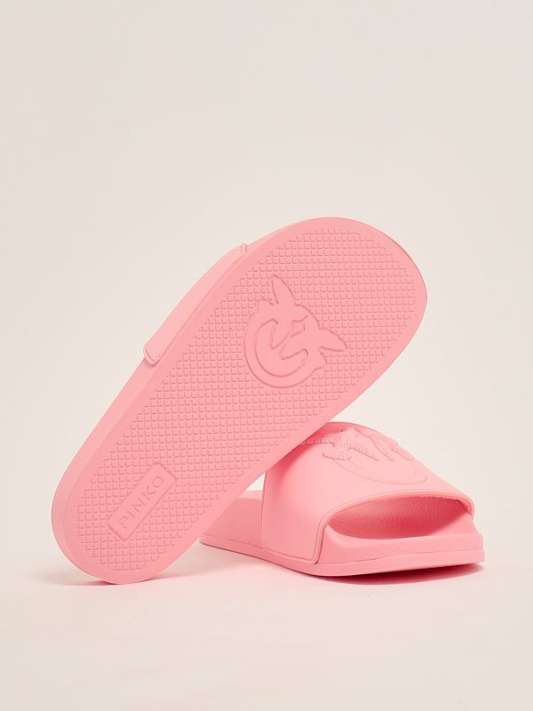 4. Women's rubber sandal Pink Pinko ss0093e027