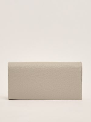2. Portafoglio donna Soft in pelle Argilla