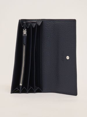 3. Portafoglio donna Soft in pelle Blu Navy