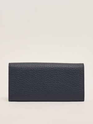 2. Portafoglio donna Soft in pelle Blu Navy