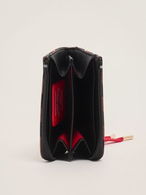 3. Leather-look baby wallet Black-Brown