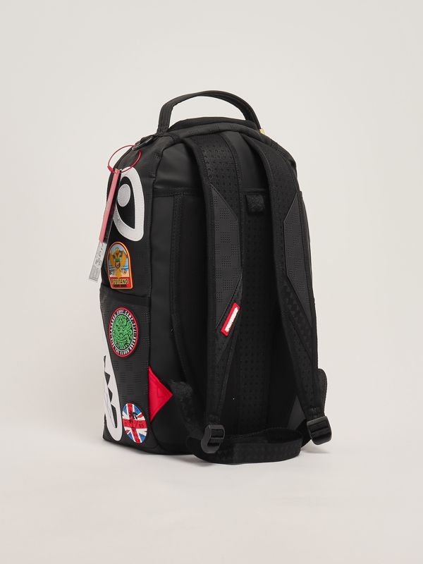 2. Global Mogul Billionaire baby backpack in imitation leather Black-White Sprayground 910b7220nsz
