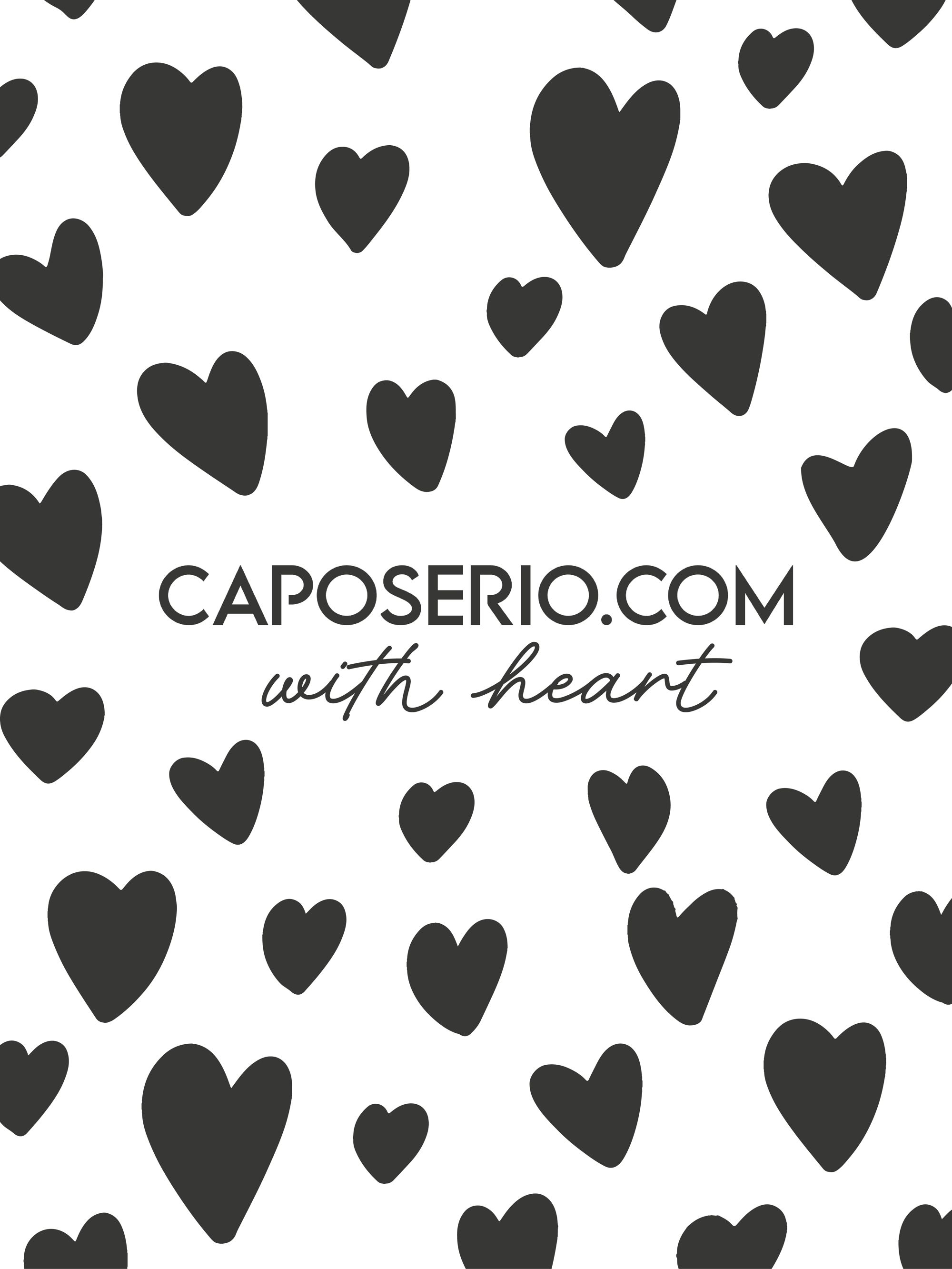 1. Gift Card - Corazones Negro-Blanco Caposerio xgc04