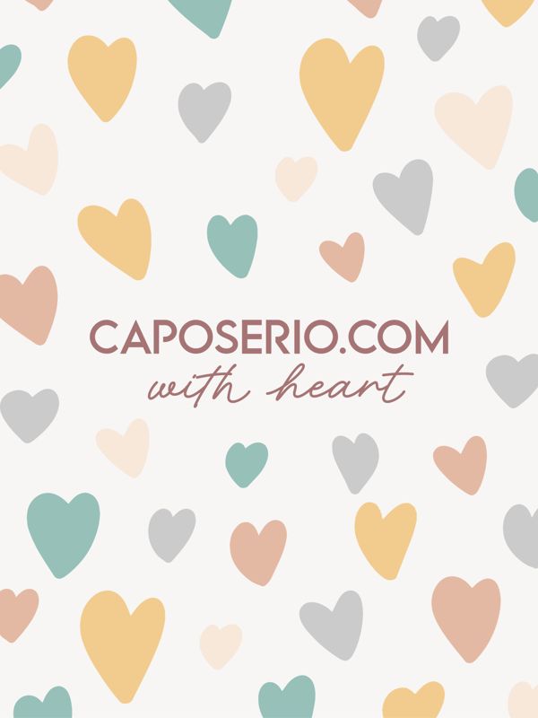 Gift Card - Herzen Pastellfarbe Caposerio