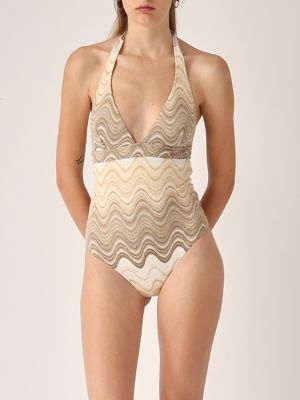 ワンピース水着 MC2 SAINT BARTH Marylin nylon one-piece swimsuit Marrone Woman brown one-piece Marylin swimsuit – MC2 Saint Barth