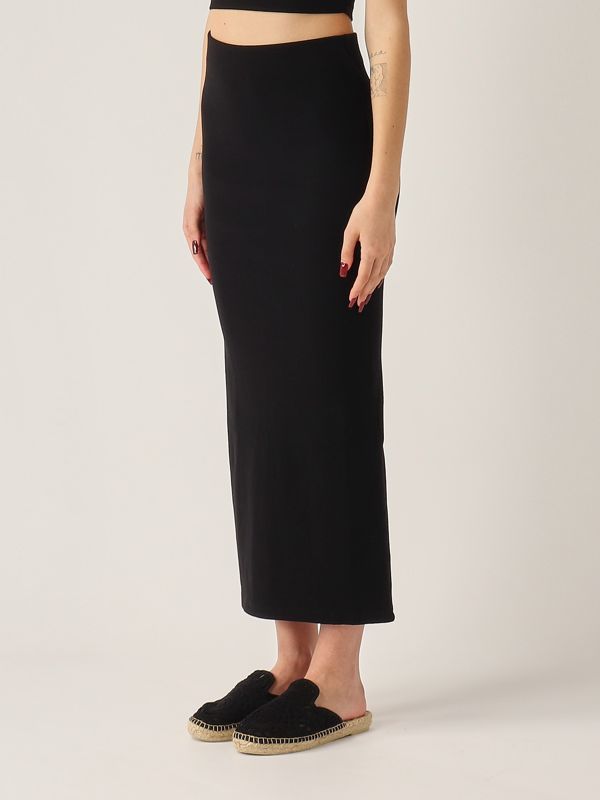 2. Gonna donna Lane in cotone stretch Nero MC2 Saint Barth lane001