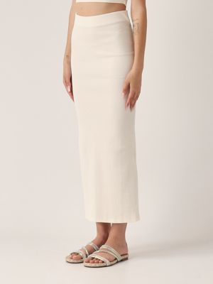 2. Gonna donna Lane in cotone stretch Bianco