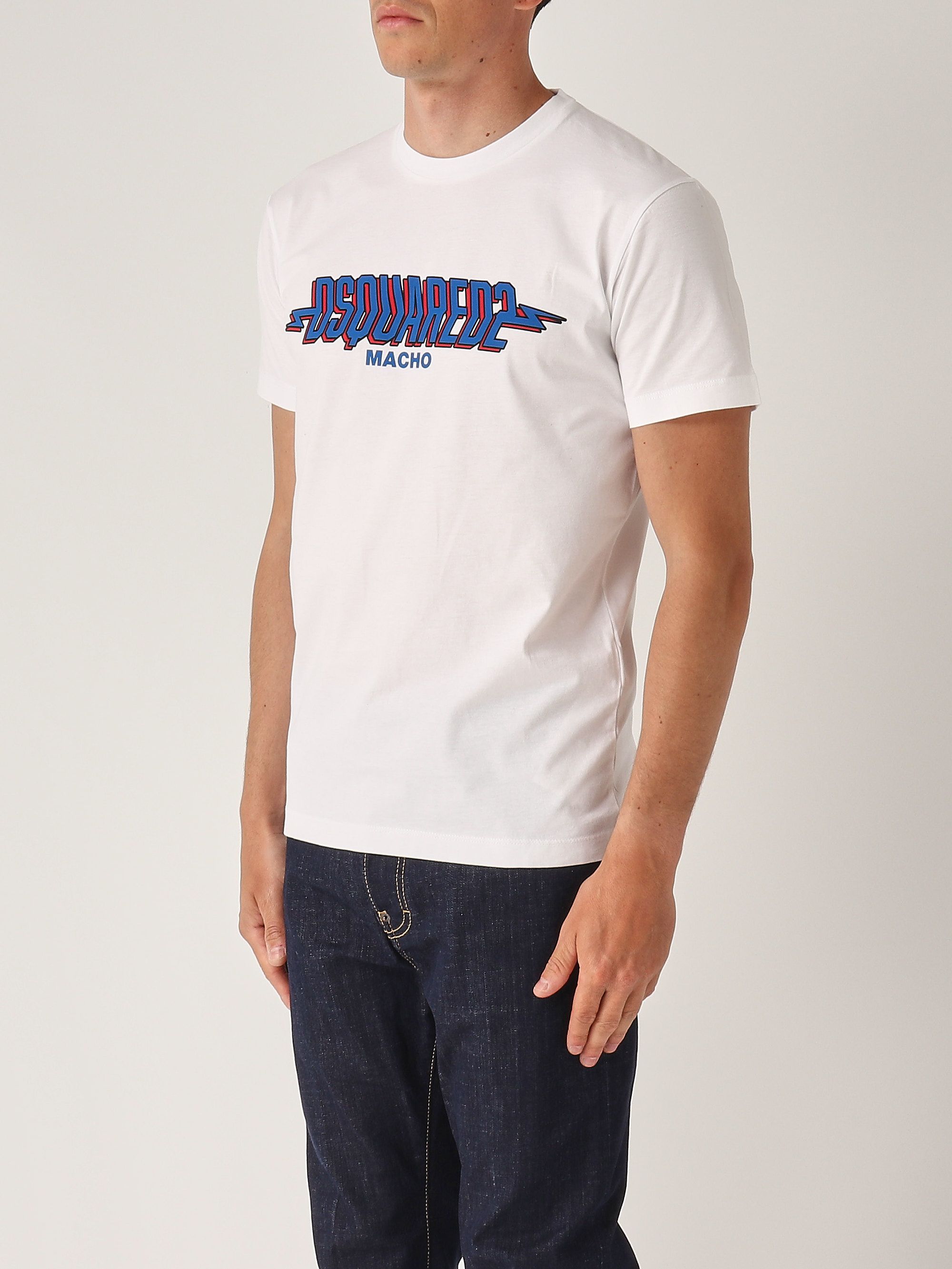 Tシャツ・カットソー DSQUARED2 Men T-shirt White S71GD1553S23009 100 DSQUARED2 | White Men's T-shirt | YOOX