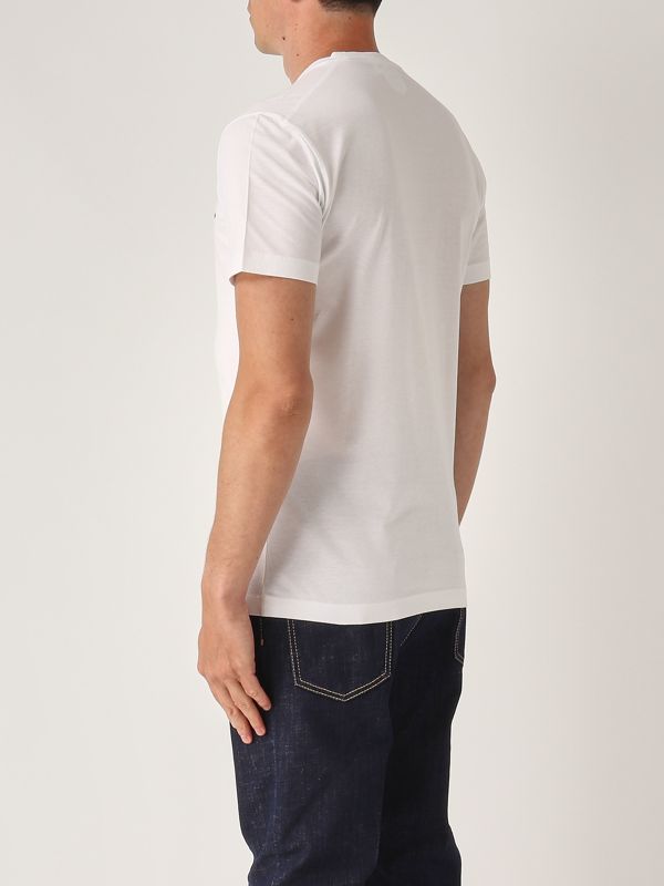 Tシャツ・カットソー DSQUARED2 Men T-shirt White S71GD1552S23009 100 Men's cotton T-shirt s71gd1552s23009 White | Caposerio.com