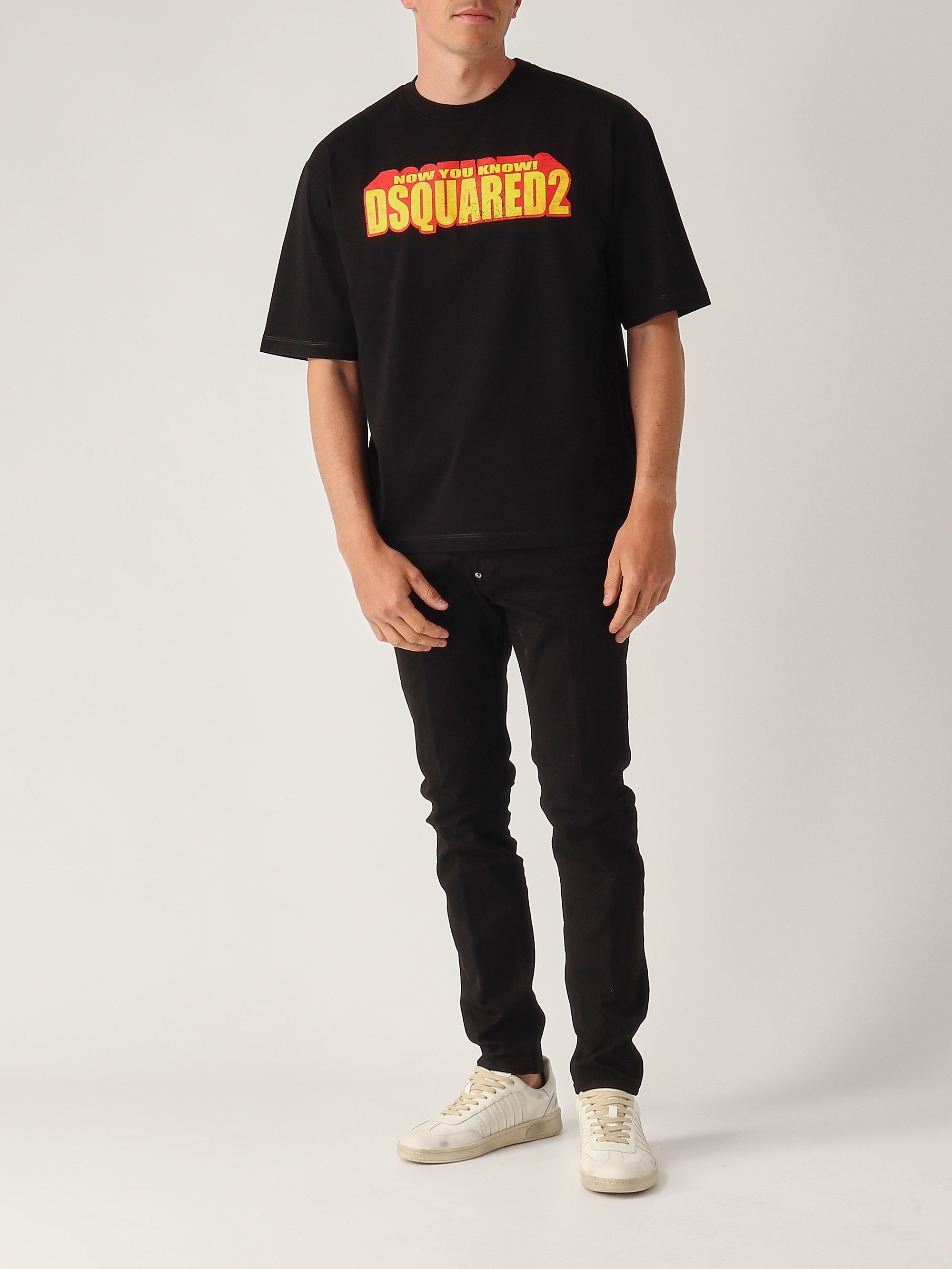 Men's cotton T-shirt s71gd1553s23009 Black | Caposerio.com