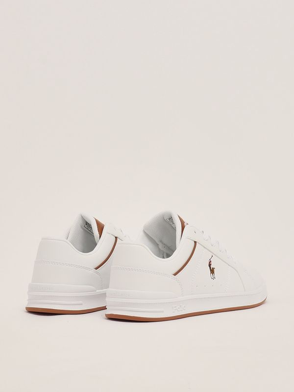 3. Child leatherette sneakers White-Leather Polo Ralph Lauren rl02431103