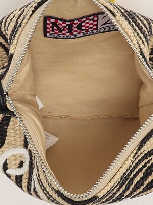 4. Pochette Parisienne à effet de paille pour femme Zebra 0010 Emb