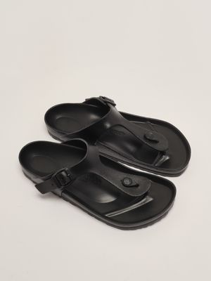 2. EVA rubber Gizeh sandals Black