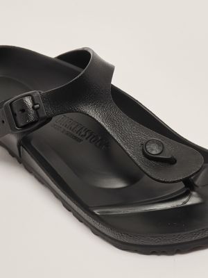 5. EVA rubber Gizeh sandals Black