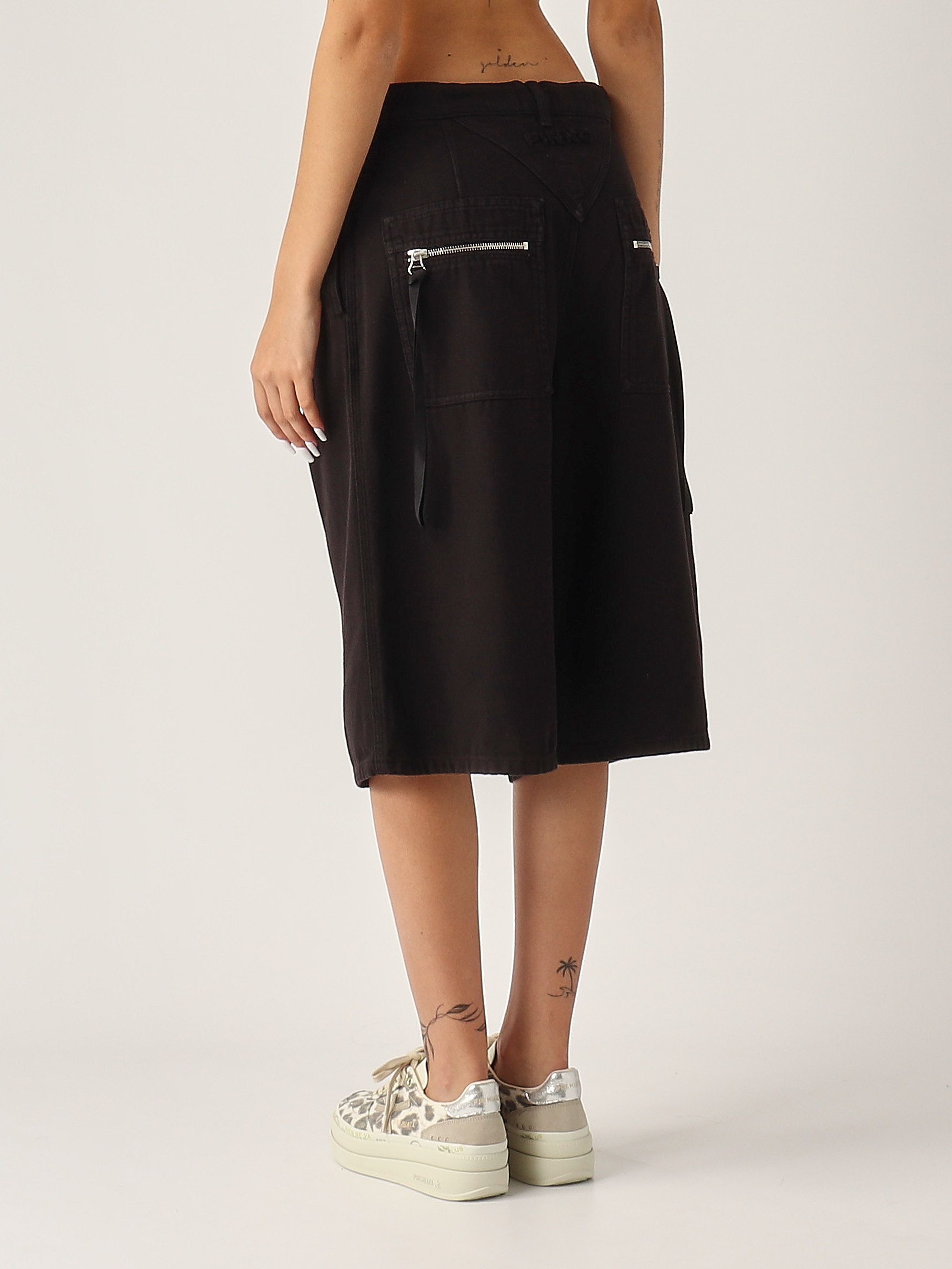 Pascal cotton bermuda shorts for women 105245a2m8 Black