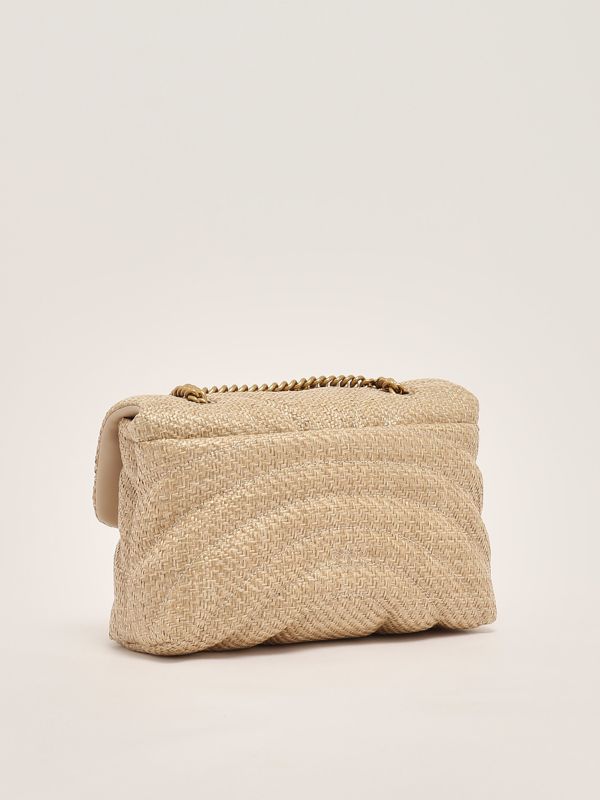2. Love Puff Tasche aus Bast für Frauen Beige Pinko 100038a2c8