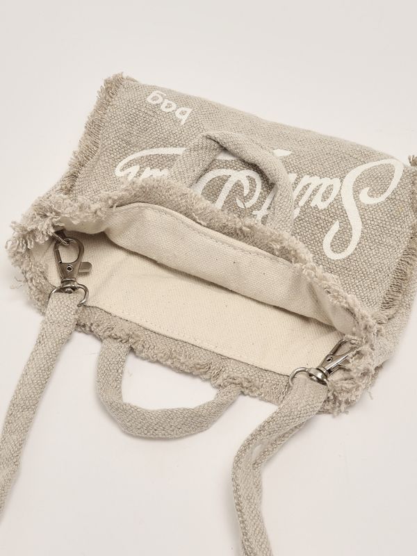 5. Women's linen phone bag Beige MC2 Saint Barth phone002