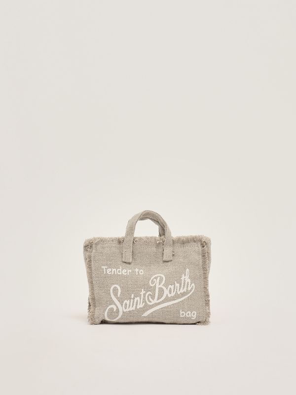 1. Women's linen phone bag Beige MC2 Saint Barth phone002
