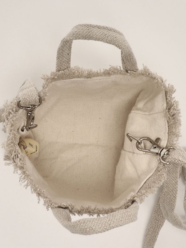4. Women's linen phone bag Beige MC2 Saint Barth phone002