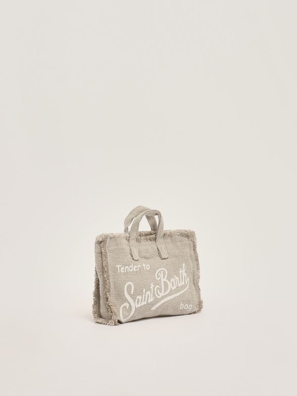 2. Women's linen phone bag Beige MC2 Saint Barth phone002