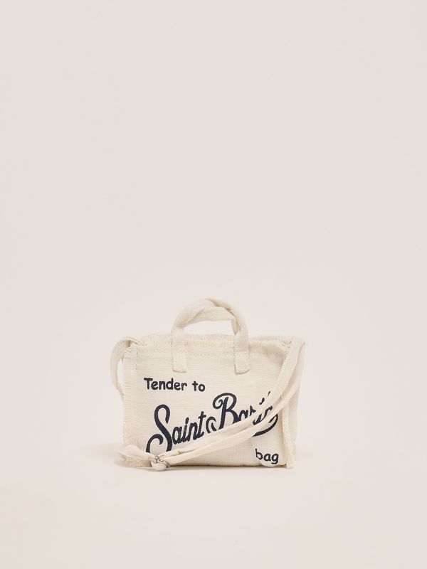 3. Women's linen phone bag White MC2 Saint Barth phone002